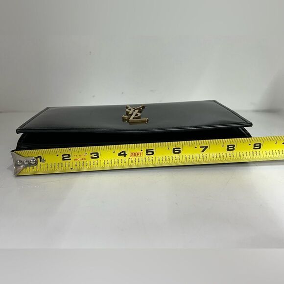 Saint Laurent Uptown Chain Wallet in Black Patent Leather - Picture 10 of 12